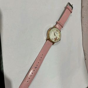 Analog Watch For Girls White Colour Dial Floral Pr