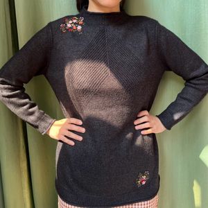 Embroidered Sweater