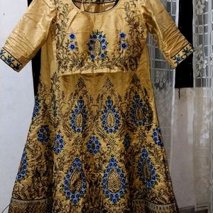 Golden Lahnga |katan Silk|