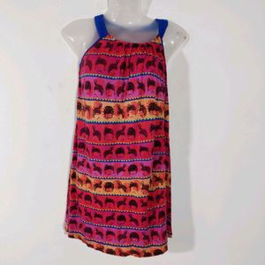 Global Desi Quirky Printed Dress