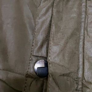 Zip-front Military Green Jacket