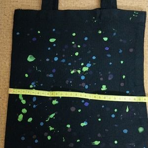 Green Clour Blots Tote Bag