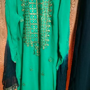 Kurta Garara Dupatta Set