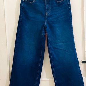 ONLY Blue Flared High-Rise Jeans for Women