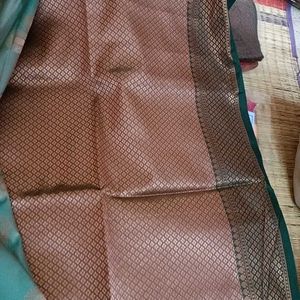 Green Colour Saree With Price Tag