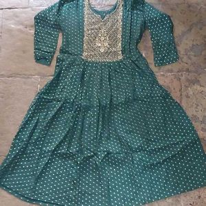 Green Ethnic Kurti