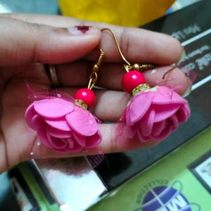 Rose🌹Earrings ( Jhumka Pattern)