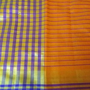 New Beautiful Saree With Blousepc