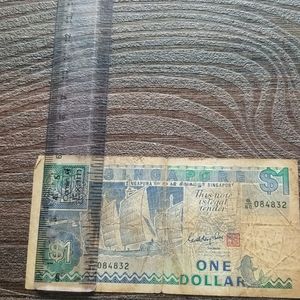 Singapore Dollar Currency Note