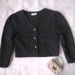 Women Vintage Tweed Jacket🖤