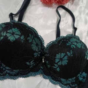 Imported Designer Bra With Shinning Flower