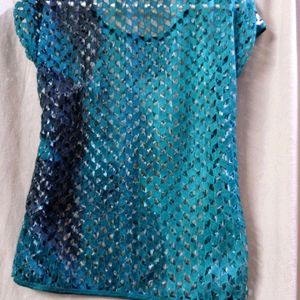 Net Top With Camisole