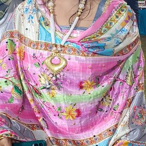 Women's Pakistani Heavy Silk Dupatta