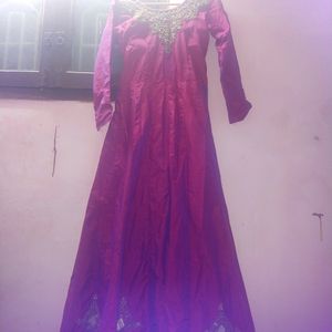 Long Frock With Dupatta