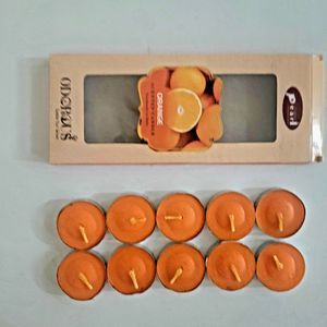 Tealight Scented Wax Candles,  10 Pcs