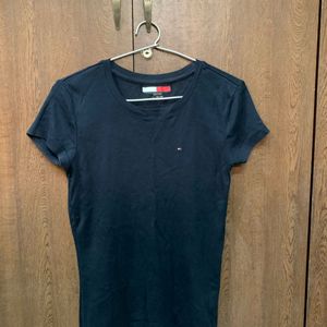 Plain Blue T Shirt For Girls