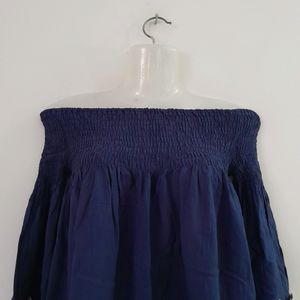 Navy Blue Casual Top (Women's)