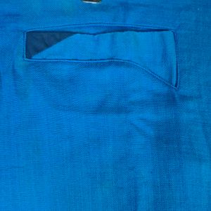 Blue Coloured Full Shirt For Men