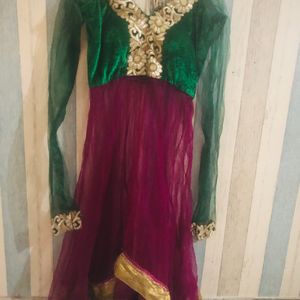 Lehenga blouse with lace work