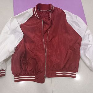 Women New Trendy Maroon Jacket