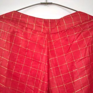 SRISHTI Red Synthetic Palazzo/ Trouser (Women's)