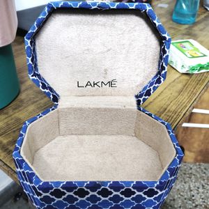 Lakme Trinket Box - Blue Organizer