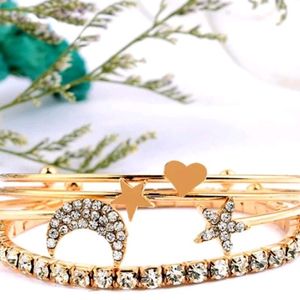 American Design Gold - Plated Bracelet Pack Of 4