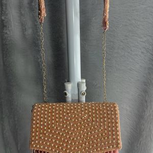 Party Wear Sling Bag With Tassels