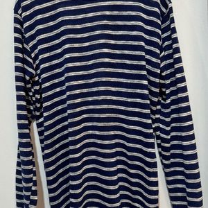 Navy Blue Stripped Sweater