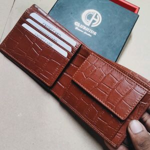 Genuine Crocodile Leather Wallet.