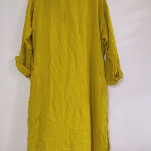 Daily Wear Yellow Colored Kurti