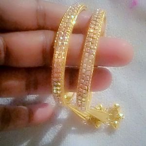 New Branded Crystal Bangles With Jumka😍🥰