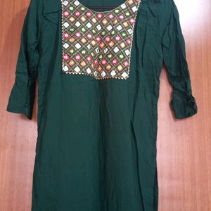 Dark Green Kurta /pant