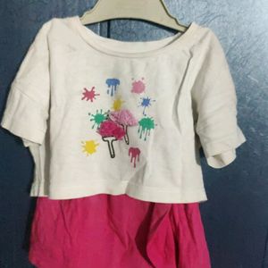 100% Cotton Top With Short