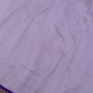 Lavender With Purple Silk Saree