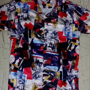 Zara Multicolored Shirt For Causal Mens Wear...