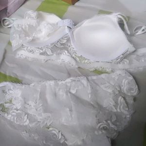 Brand New White Sexy Lingerie Set