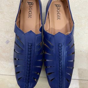 Royal Blue Nagra Shoes