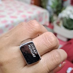 Statement Silver Ring