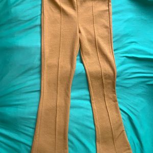 Yellow Bell Bottom  Trouser