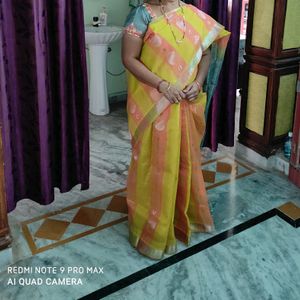 Chanderi Fancy Cotton Saree