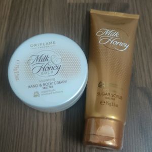 Milk & Honey Scrub And Body Cream