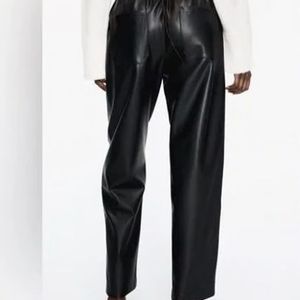 Zara Leather Trousers