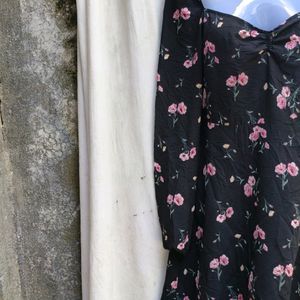 H AND M CUTE FLOWER PRINT FROCK