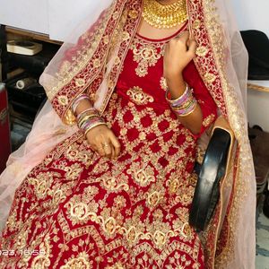 Wedding Lehenga Red Wine ♥️ |  Full Set