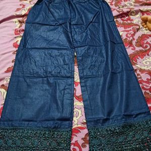 Palazzo-XL Navy Blue Pant