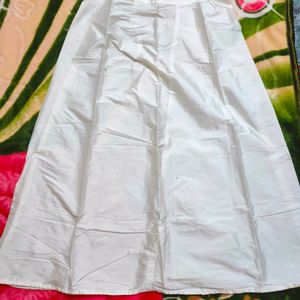 White Satin Petticoat