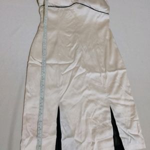 A Cream Bodycon Dress