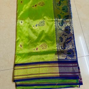 paithani saree with blouse piece