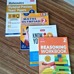 Set Of 4 Books For IMO Class 2 + FREE GOODIES🥳🎁